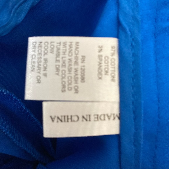 Amanda + Chelsea Tapered Blue Pants - Picture 4 of 5